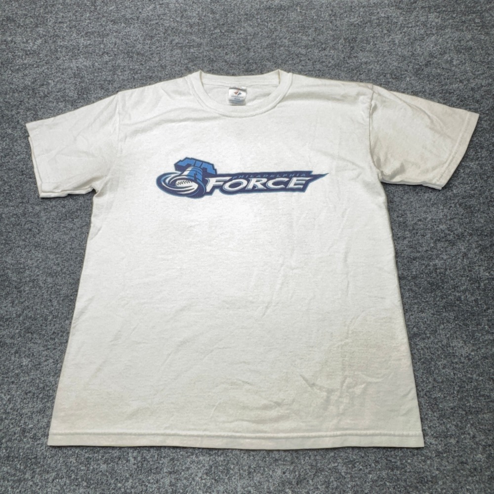 Jerzees Philadelphia Force Shirt Mens Medium White NPF Softball Watley 29